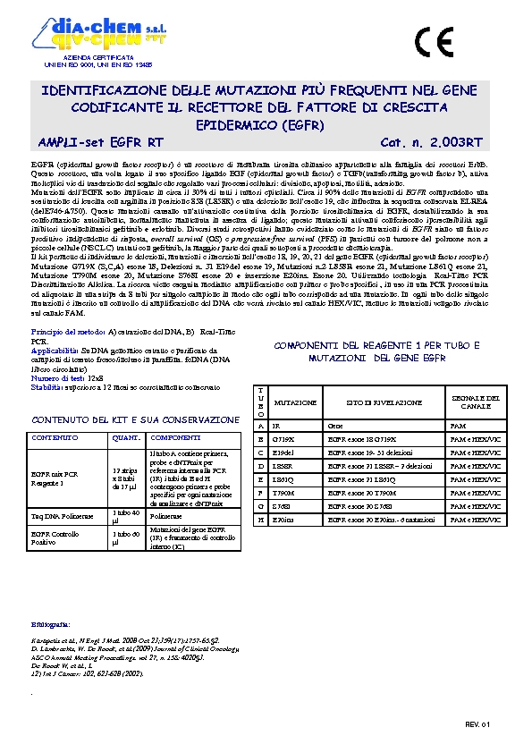 2.002 Ampli set EGFR ELREA (RFLP)